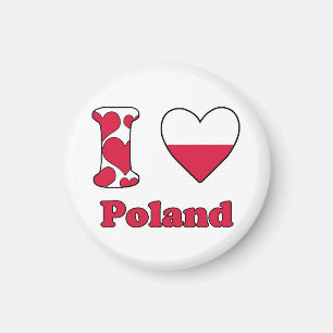 I kärlek Polen magnet
