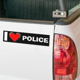 I KÄRLEK POLICE "HEART ART" BILDEKAL