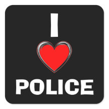 I KÄRLEK POLICE "HEART ART"