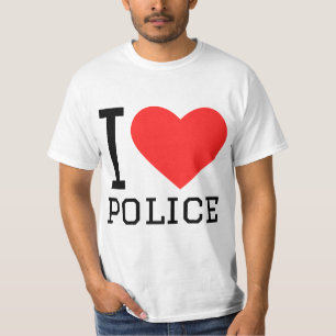i kärlek polis t shirt