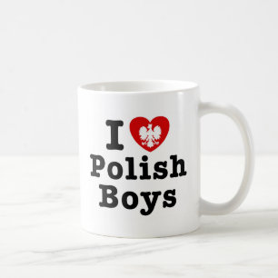 I Kärlek polska Boys Kaffemugg