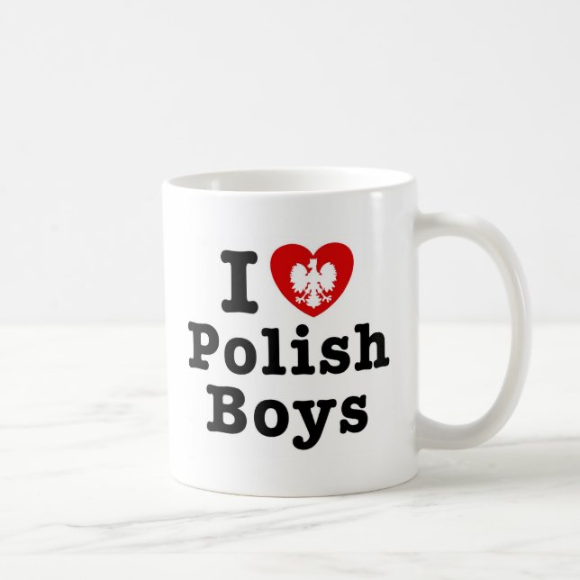 I Kärlek polska Boys Kaffemugg (Höger)