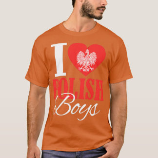 I Kärlek polska Boys T Shirt