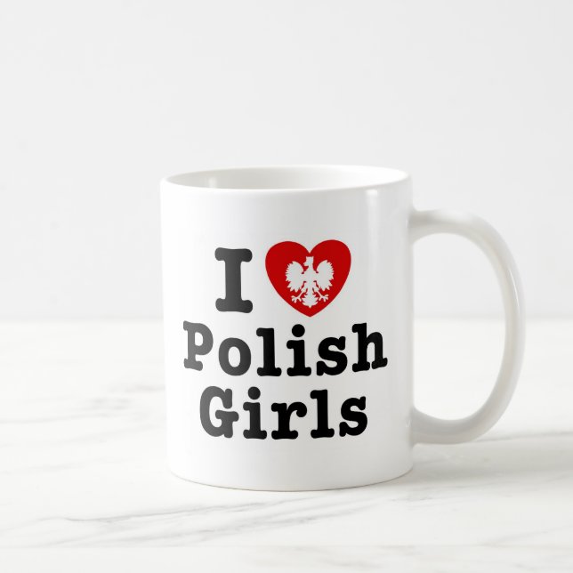 I Kärlek polska flickor Kaffemugg (Höger)