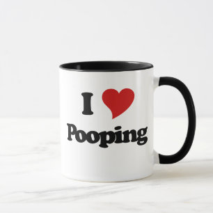 I Kärlek Pooping Mugg