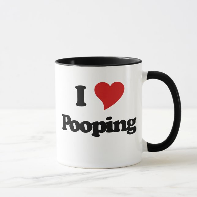 I Kärlek Pooping Mugg (Höger)