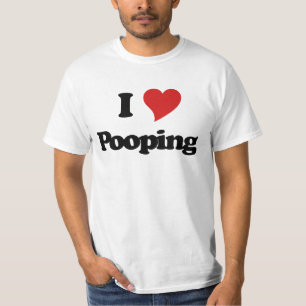 I Kärlek Pooping T Shirt
