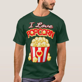 I kärlek popcorn t shirt