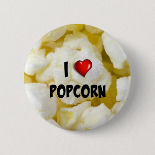 I Kärlek Popcorn...Yum Knapp