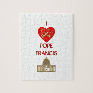 I Kärlek Pope Francis Pussel