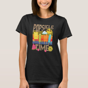 I Kärlek Popsicle Time, sommartid, För manar kvinn T Shirt