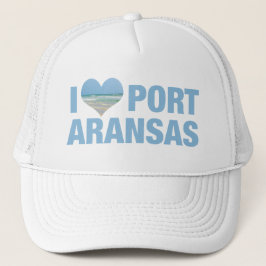 I Kärlek Port Aransas Cute Texas Beach Keps