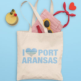 I Kärlek Port Aransas Cute Texas Beach Vacation Tygkasse