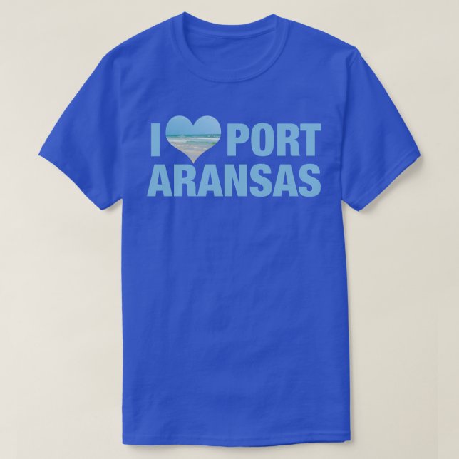 I Kärlek Port Aransas T Shirt (Design framsida)