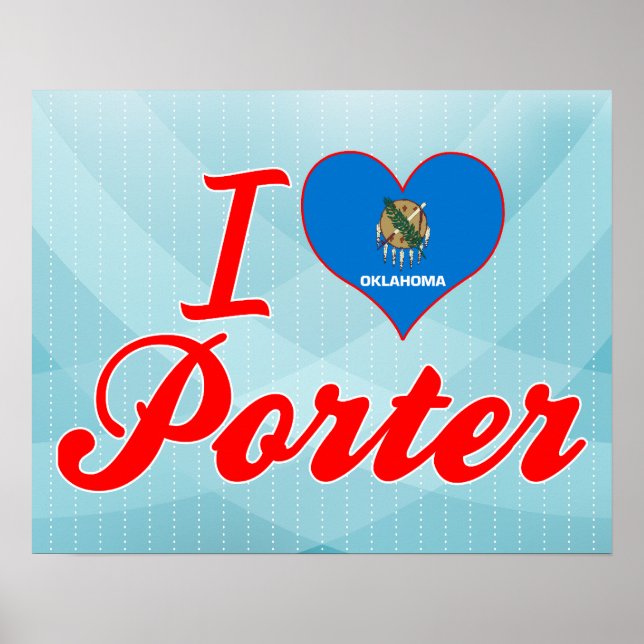 I Kärlek Porter, Oklahoma Poster (Framsidan)