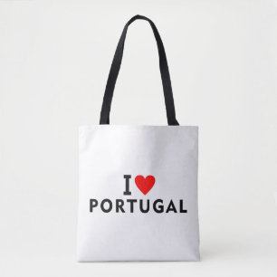 I kärlek Portugal land tycker jag om hjärtreseturi Tygkasse