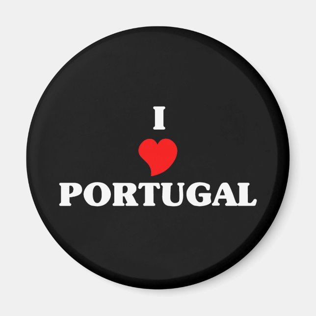 I Kärlek Portugal Magnet (Framsidan)