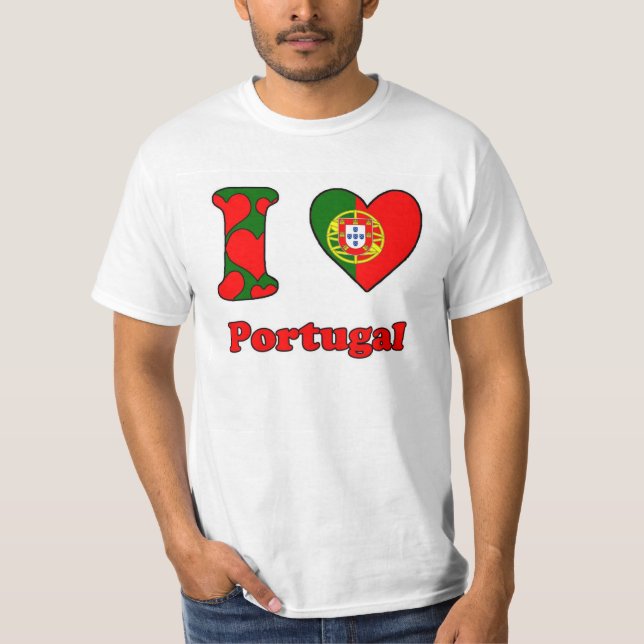 I kärlek Portugal T Shirt (Framsida)