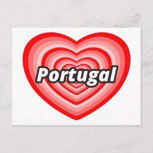 I kärlek Portugal Vykort
