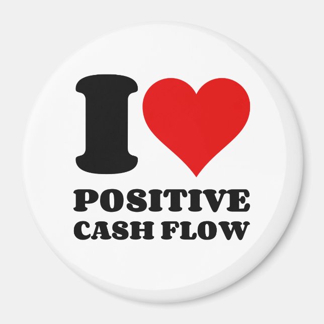 I KÄRLEK POSITIVT PENGARAR FLÖDE MAGNET (Framsidan)
