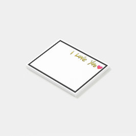 I Kärlek Post-it Block