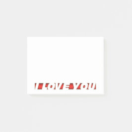 I Kärlek Post-it Block