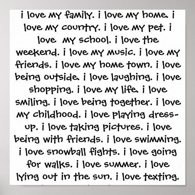 i kärlek... poster (Framsidan)