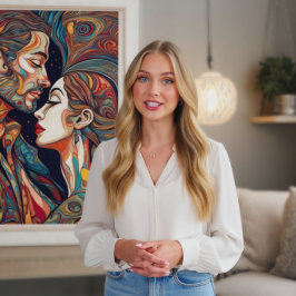 I Kärlek Poster modern konst