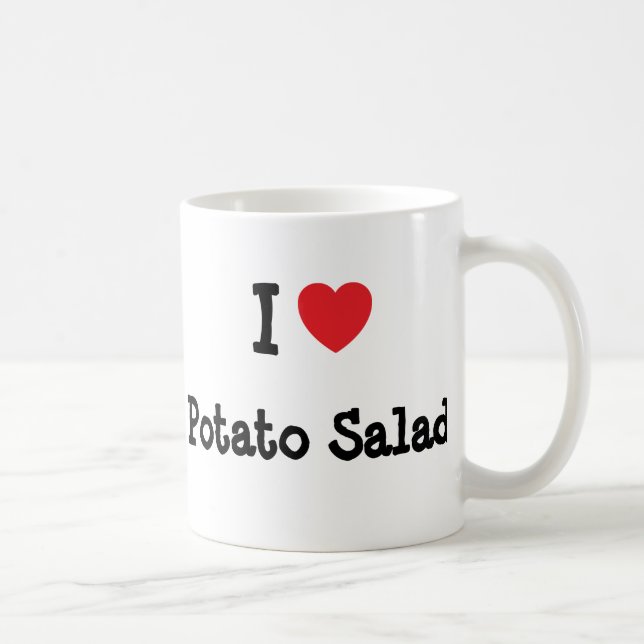 I kärlek Potato Salad eart T-Shirt Kaffemugg (Höger)