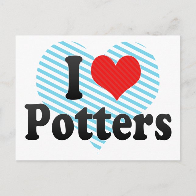 I KÄRLEK POTTER VYKORT (Framsida)
