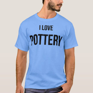 I Kärlek Pottery T Shirt
