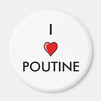 I Kärlek Poutine Magnet