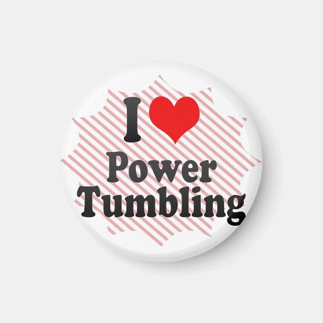 I kärlek Power Tumbling Magnet (Framsidan)