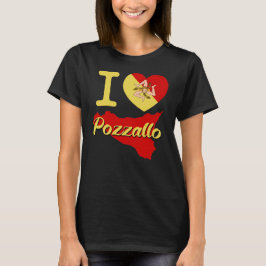 I Kärlek Pozzallo (I Sicilian Heart Pozzallo) T Shirt