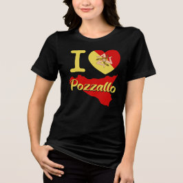 I Kärlek Pozzallo (I Sicilian Heart Pozzallo) T Shirt