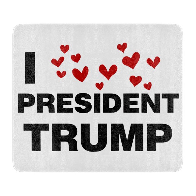 I Kärlek president Trump Hearts (Framsidan)