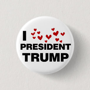 I Kärlek president Trumphjärtan Knapp