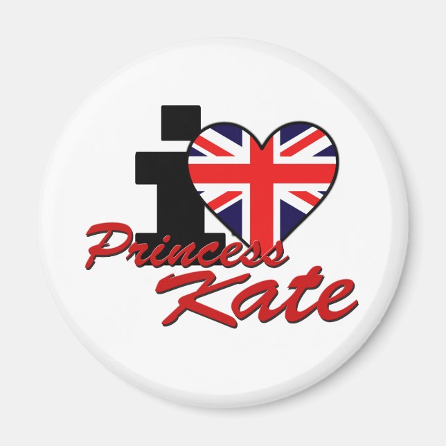 I Kärlek Princess Kate Magnet (Framsidan)