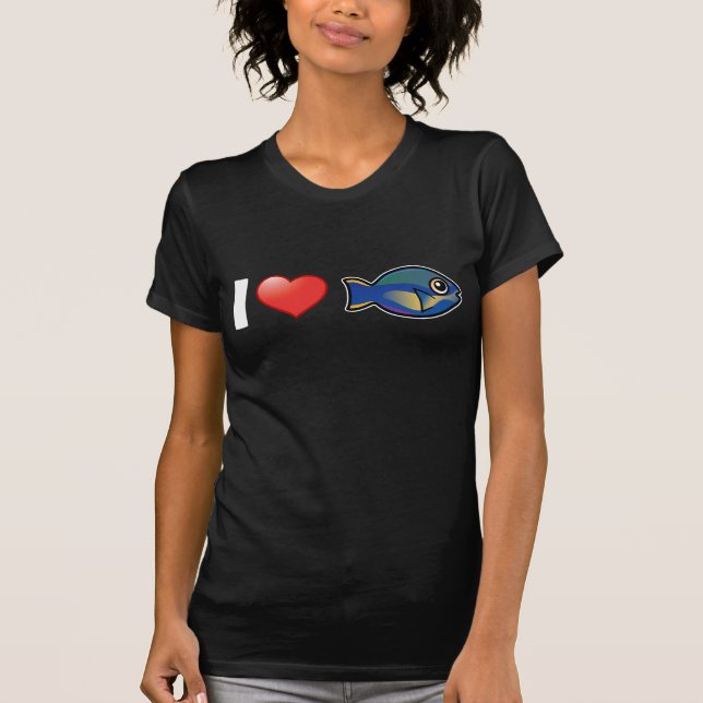 I Kärlek Princess Parrotfish Tee Shirt (Framsida)