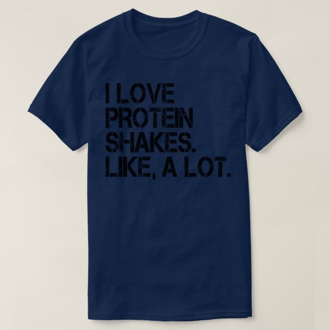 I Kärlek Protein Shakes som 1. T Shirt (Design framsida)