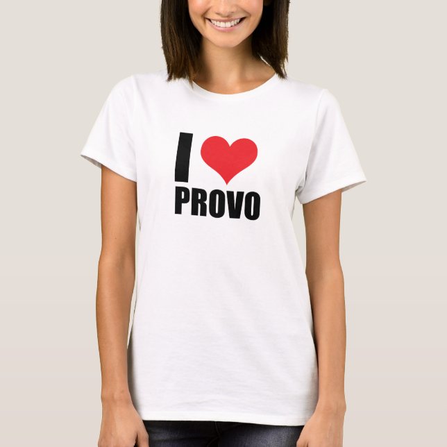 I kärlek Provo T Shirt (Framsida)