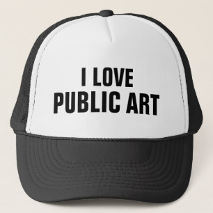 I Kärlek Public Art™-Truckerkeps Keps