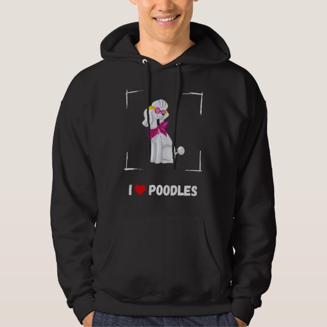 I KÄRLEK PUDEL HOODIE (Framsida)