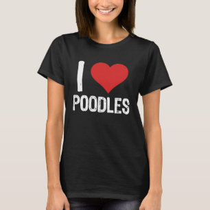 I KÄRLEK PUDEL T SHIRT