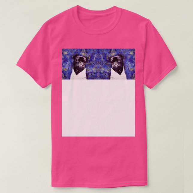 I kärlek pug t shirt (Design framsida)