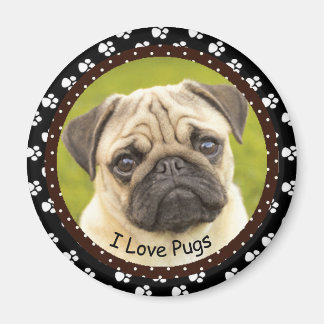 I kärlek Pugs 2 Magnet