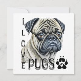 I Kärlek Pugs | Cute Hundägare