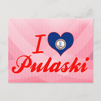 I Kärlek Pulaski, Virginia Vykort