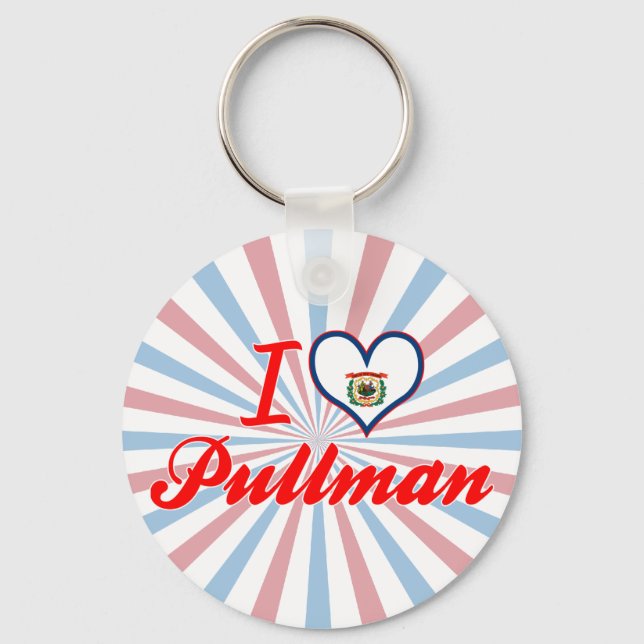 I Kärlek Pullman, Väster Virginia Nyckelring (Framsida)