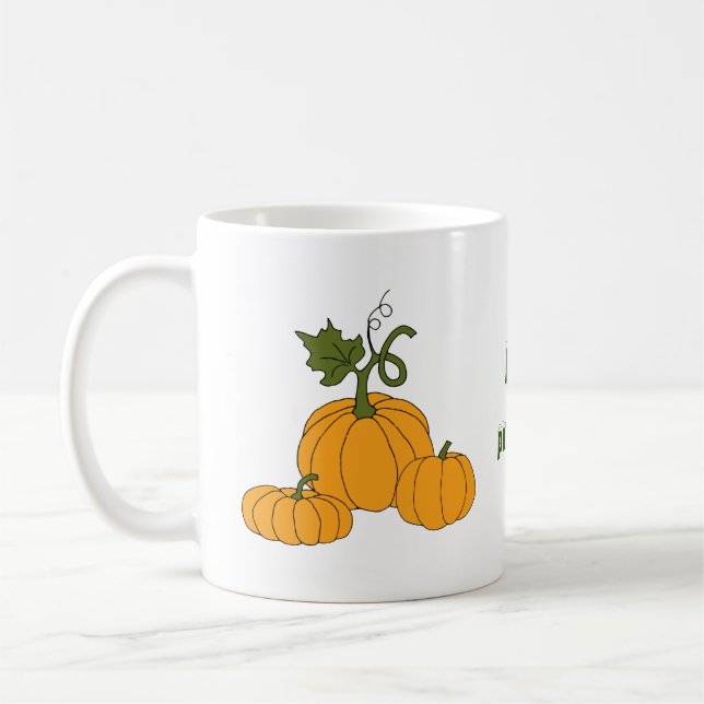 I kärlek pumpa minimalistisk matkaffe M Kaffemugg (Vänster)